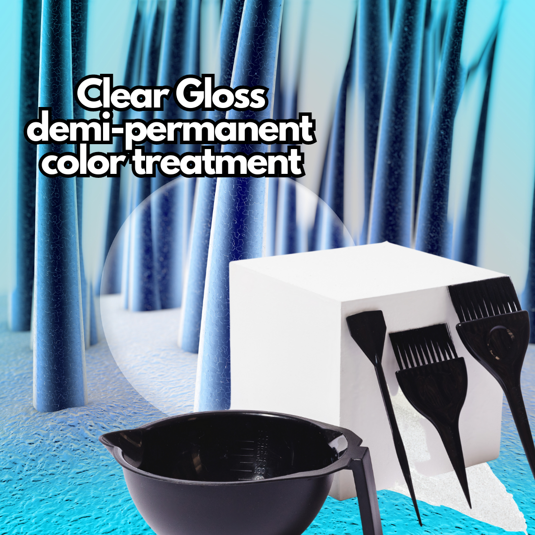 Unveiling old school secrets: The Benefits of Clear Semi-Permanent Hair Color for Nourishing Natural Textures