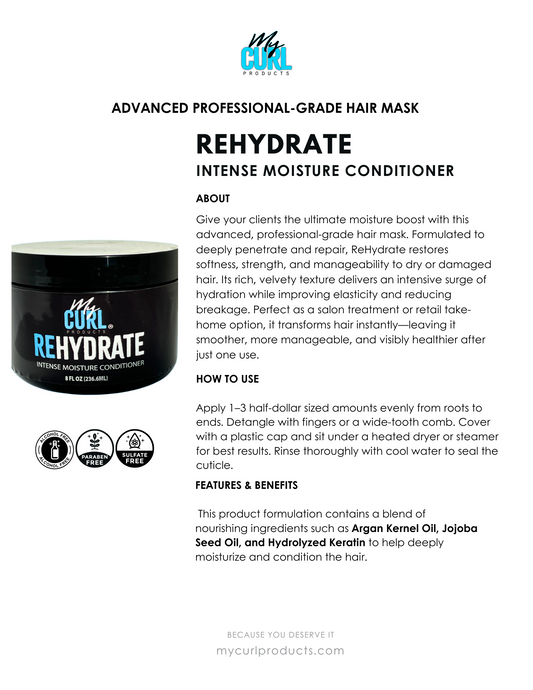 REHYDRATE INTENSE MOISTURE CONDITIONING TREATMENT 4OZ