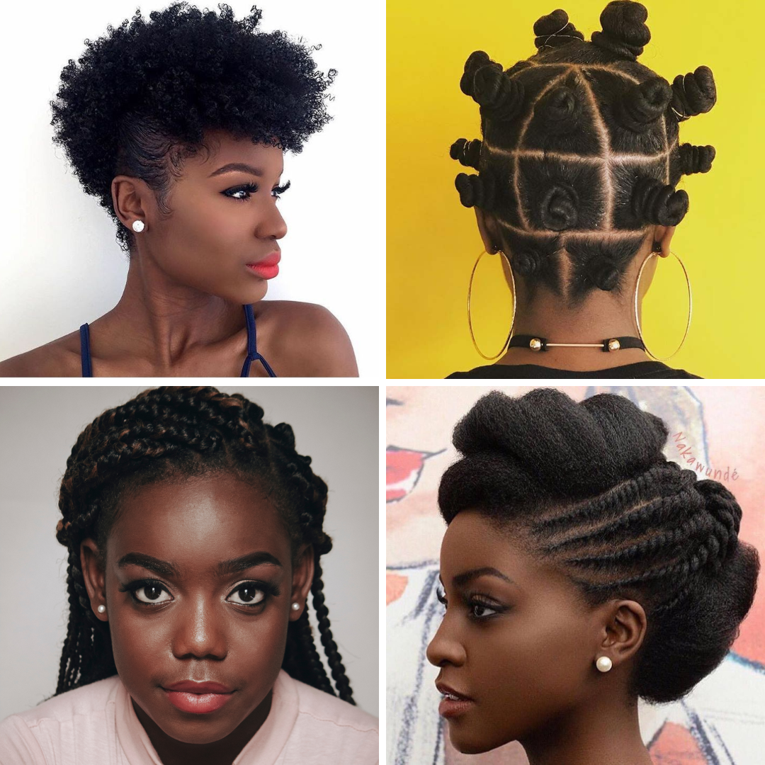 Hairstyling Options for 4C Natural Hair