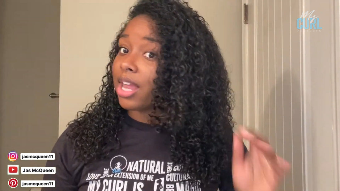 @jasmcqueen11 TRIES MY CURL PRODUCTS