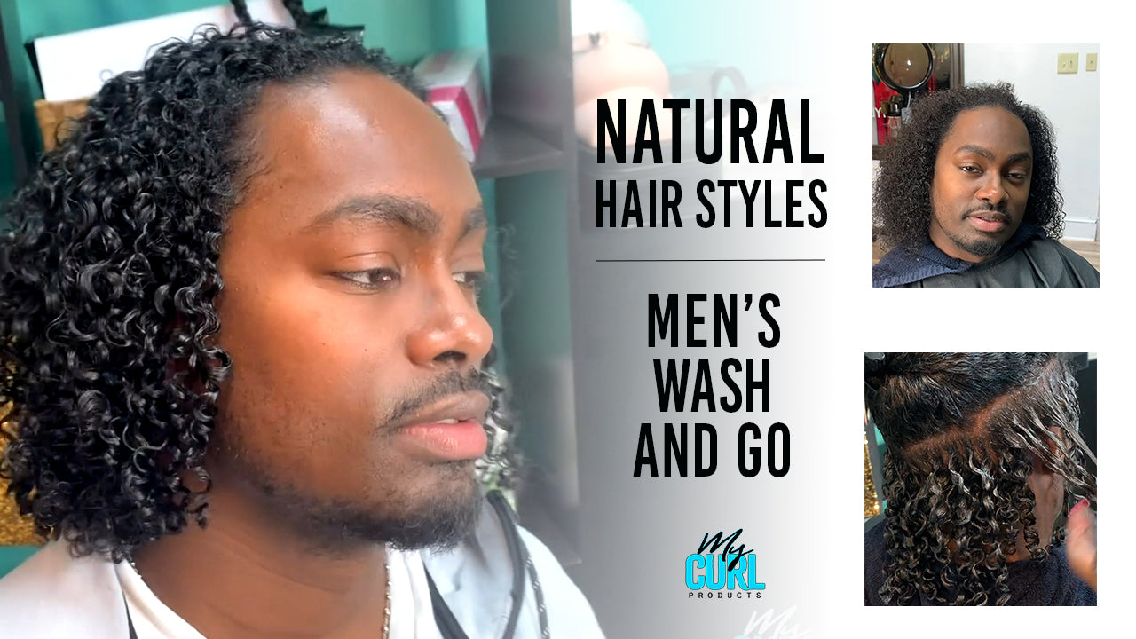 MENS WASH AND GO STYLE