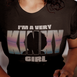 Load image into Gallery viewer, I&#39;M A VERY KINKY GIRL TEE
